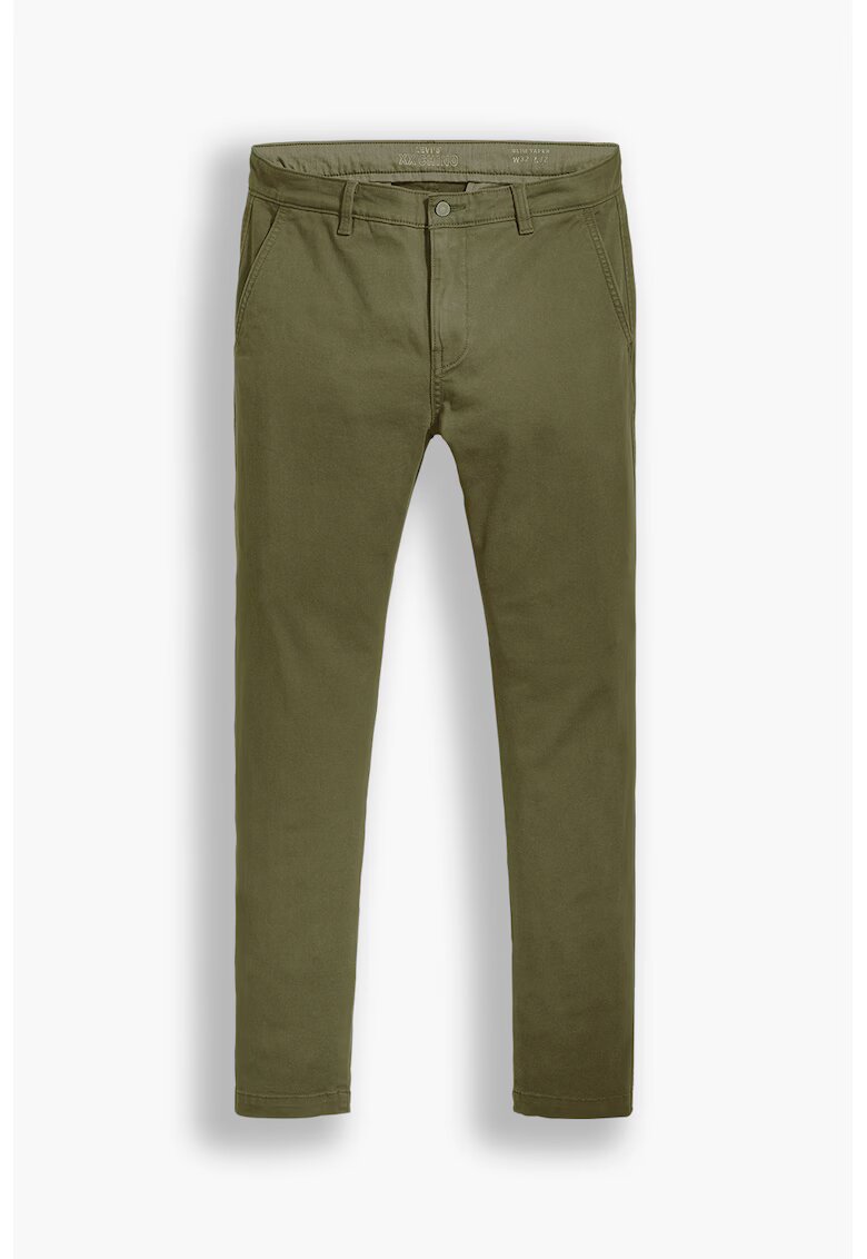 Levi's Pantaloni chino slim fit cu croiala conica - Verde masliniu