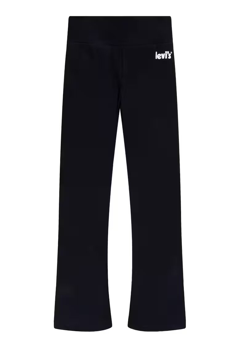 Levis Pantaloni evazati cu logo discret - Negru