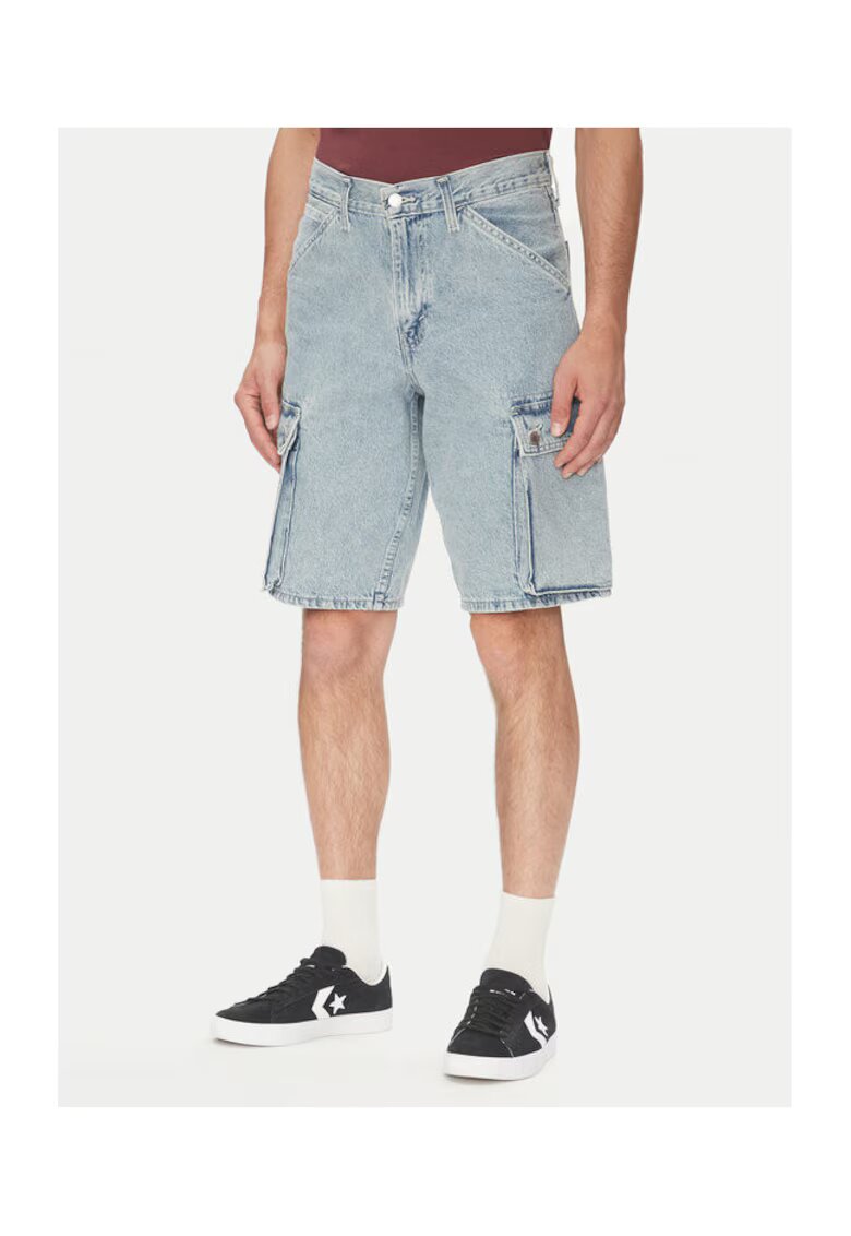 Levis Pantaloni scurti din denim barbati Levi S - 001GU-0004 - Bumbac - Albastru - Albastru
