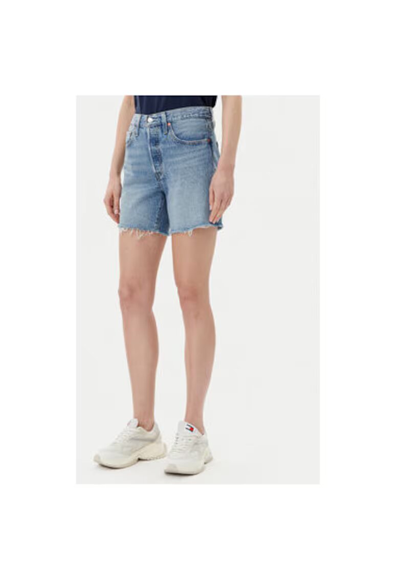 Levis Pantaloni scurti din denim dama Levi S - A9296-0001 - Bumbac/Tencel - Albastru - Albastru