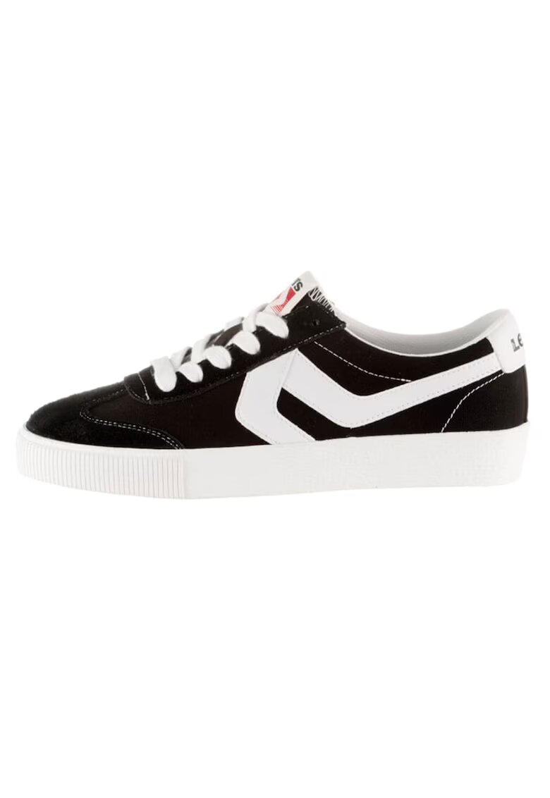 Levis Pantofi sport de material textil si piele intoarsa - Negru