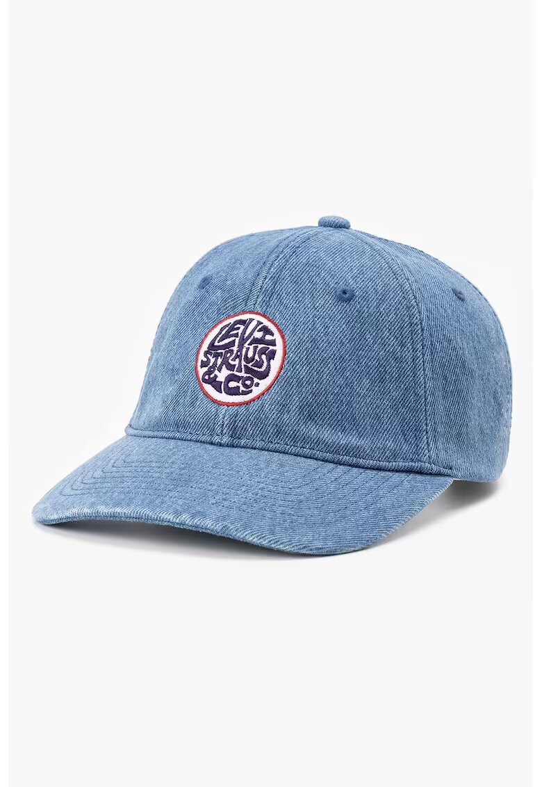 Levis Sapca baseball de denim cu aplicatie logo - Albastru glaciar