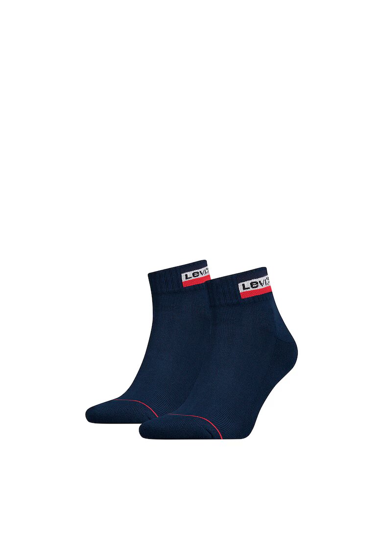 Levis Set de sosete unisex pana la glezna - 2 perechi - Bleumarin