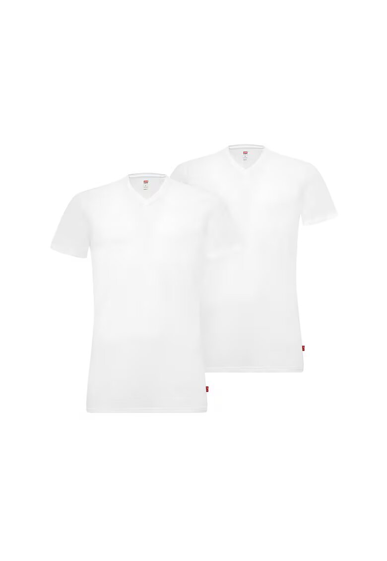 Levi's Set de tricouri slim fit pentru casa - 2 piese - Alb