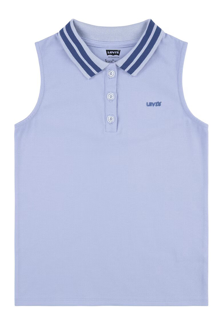 Levis Top polo din amestec de bumbac organic - Albastru lavanda