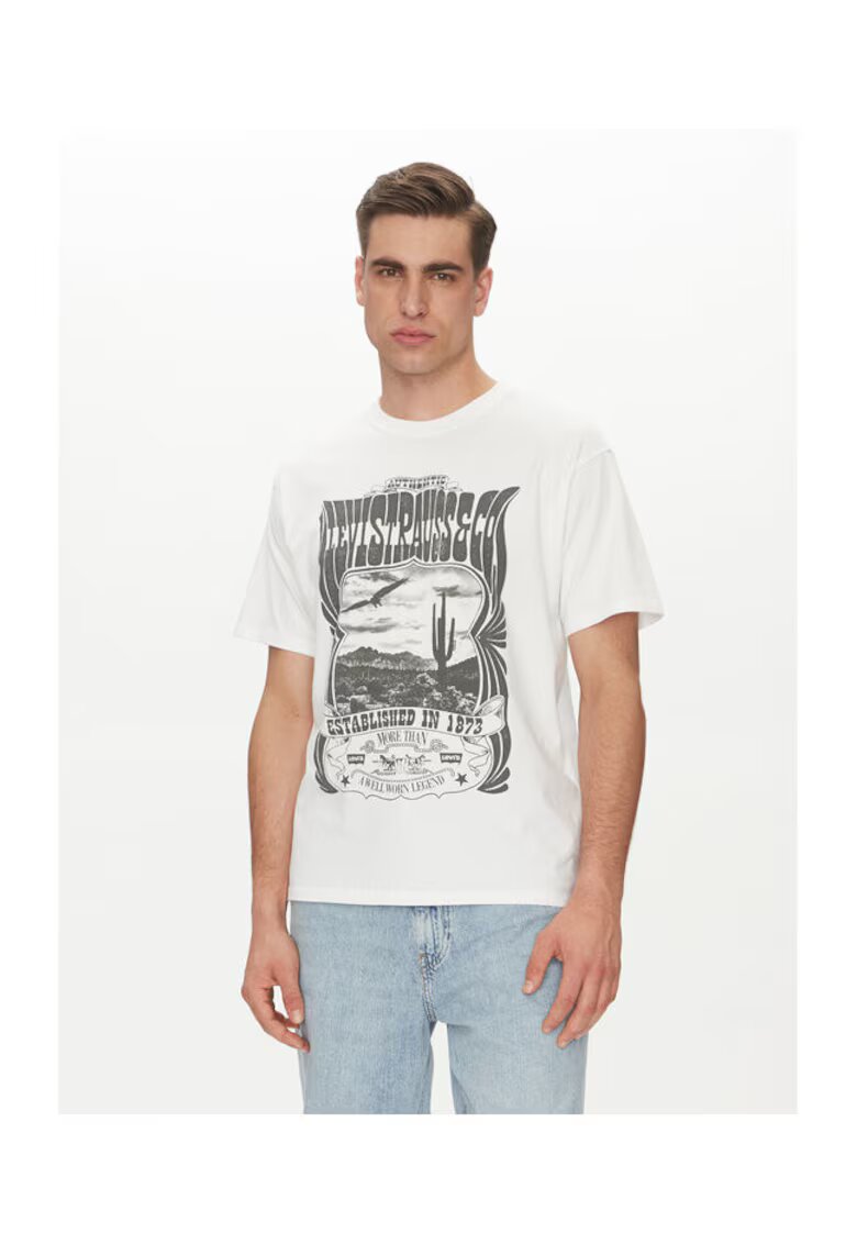Levis Tricou barbati Levi S - 87373-0226 - Bumbac - Alb - Alb