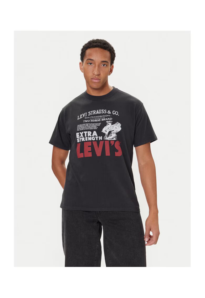 Levi's Tricou Barbati - Levi S - Negru - 100% bumbac -