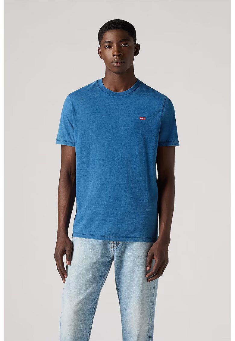 Levis Tricou cu decolteu la baza gatului - Albastru deschis