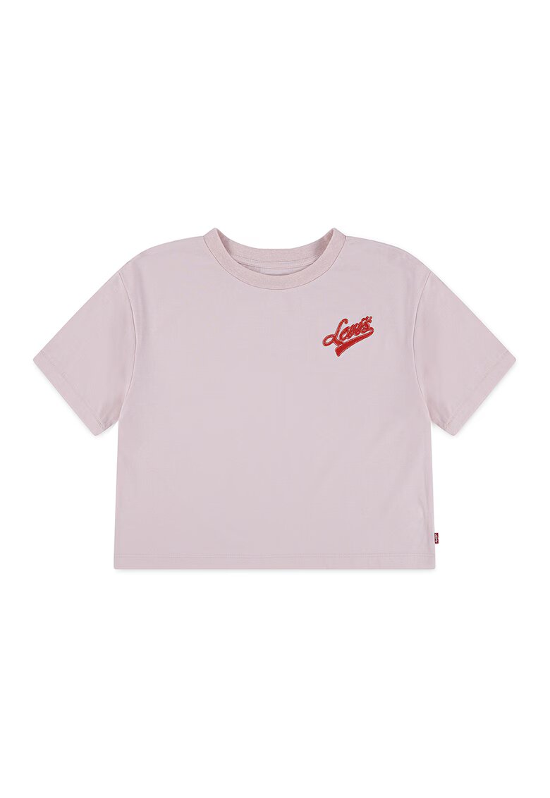 Levi's Tricou cu detaliu cu broderie logo - Lila pal