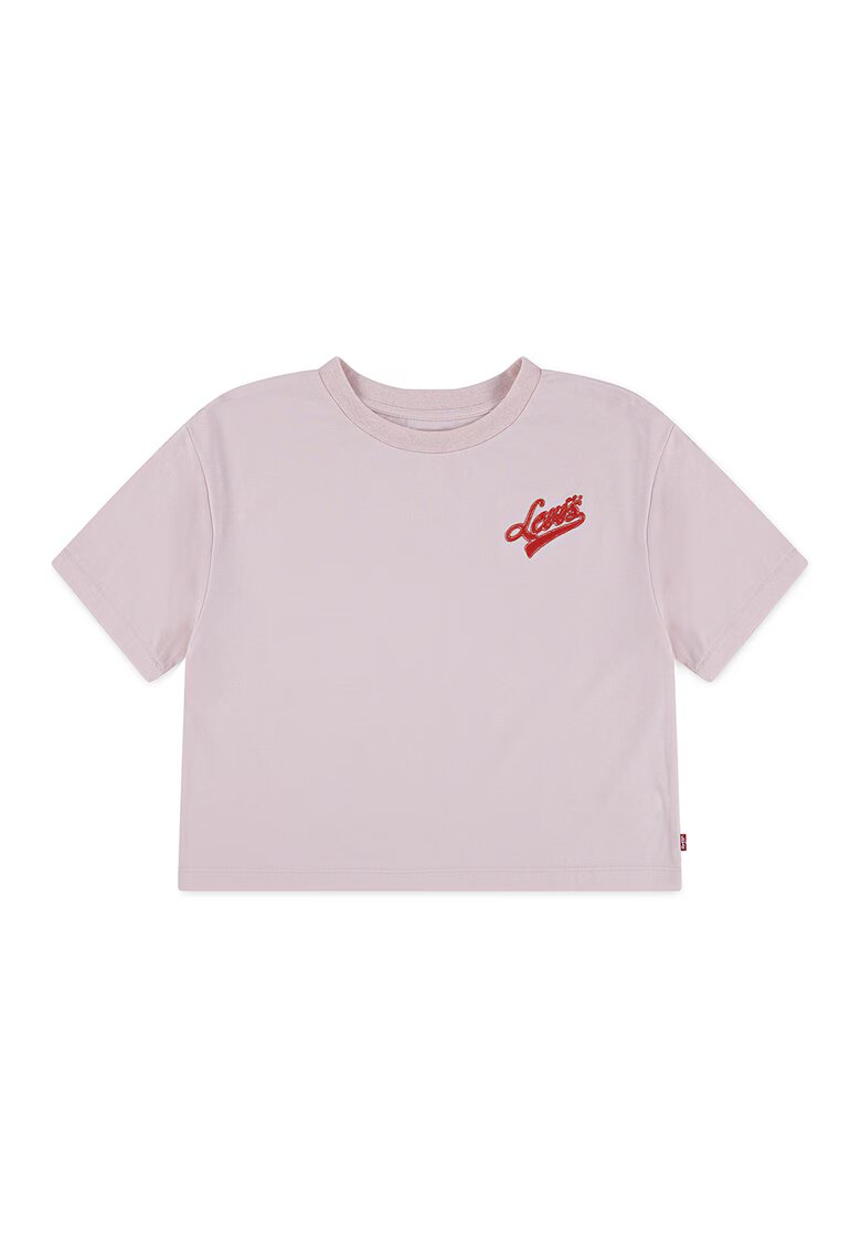 Levis Tricou cu detaliu cu broderie logo - Roz pal