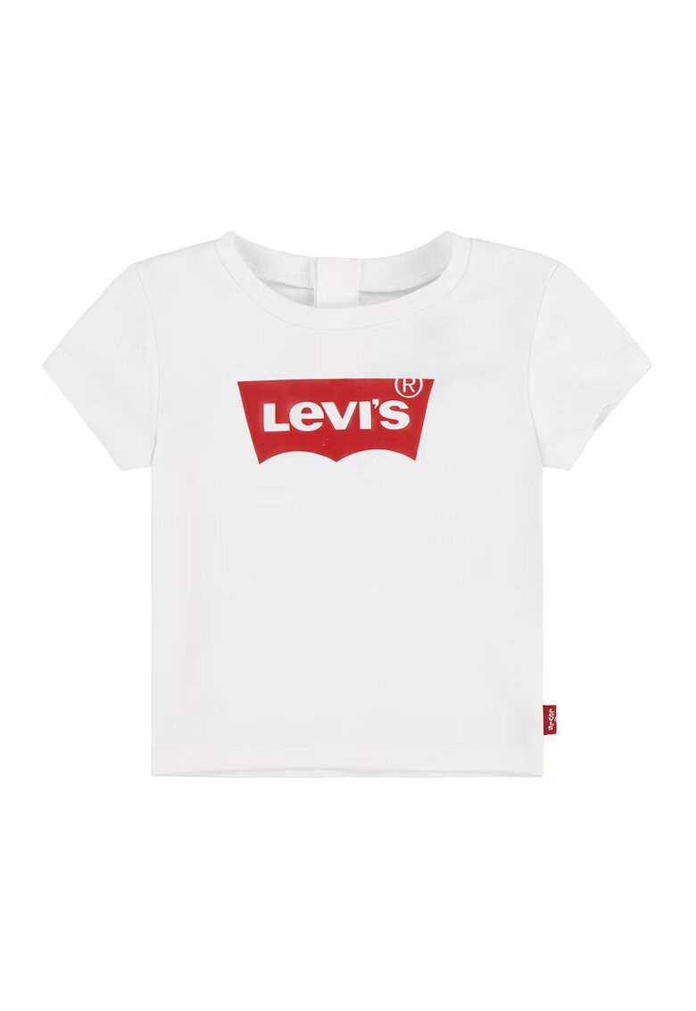 Levis Tricou cu imprimeu logo Batwing - Rosu/Alb