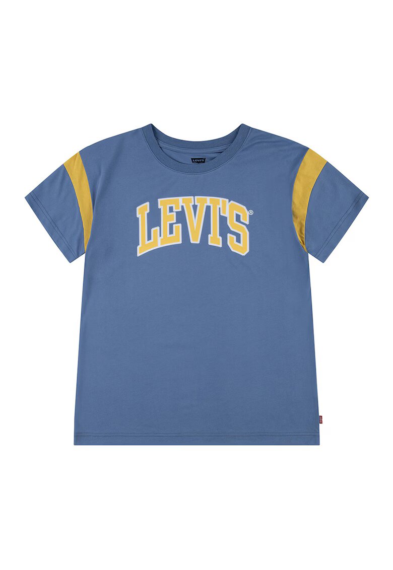 Levis Tricou cu imprimeu logo - Galben/Albastru