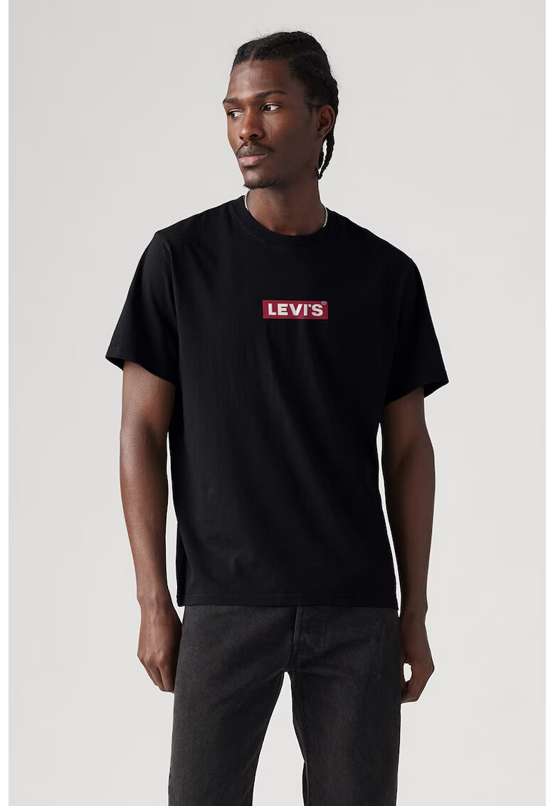 Levis Tricou cu imprimeu logo - Rosu/Alb/Negru