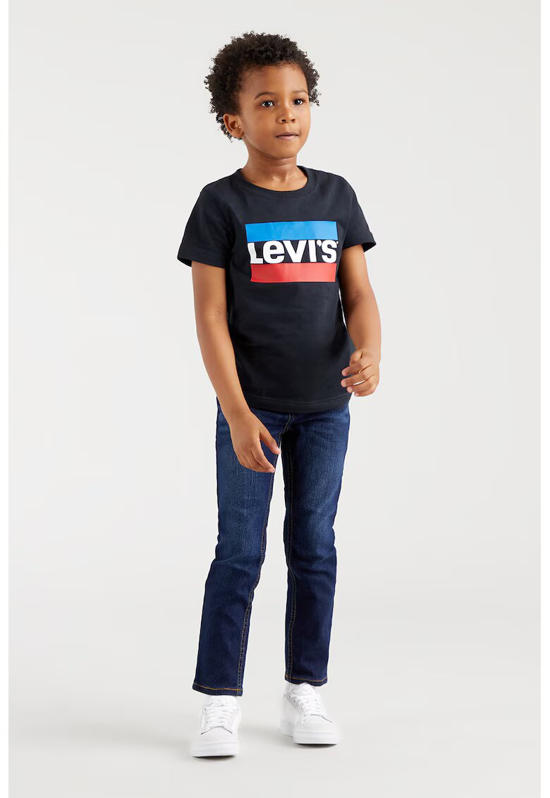 Levis Tricou cu imprimeu logo - Rosu/Negru/Albastru