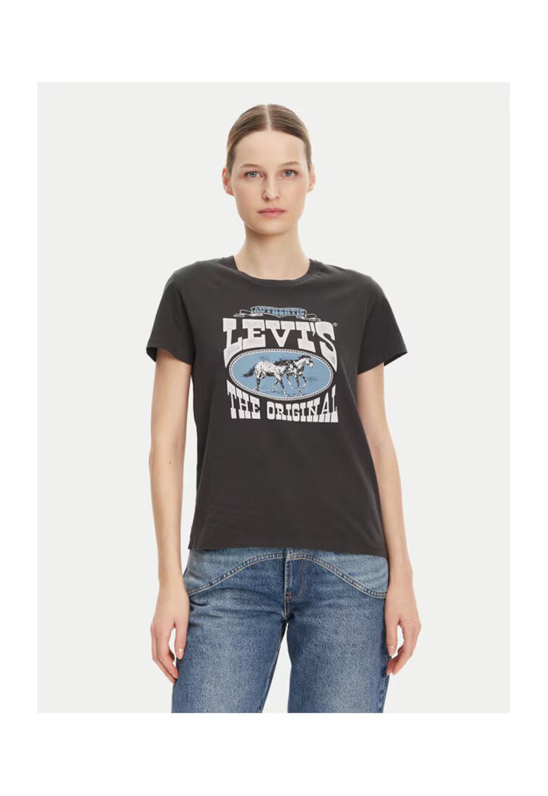 Levis Tricou dama Levi S - 17369-3023 - Bumbac - Negru - Negru