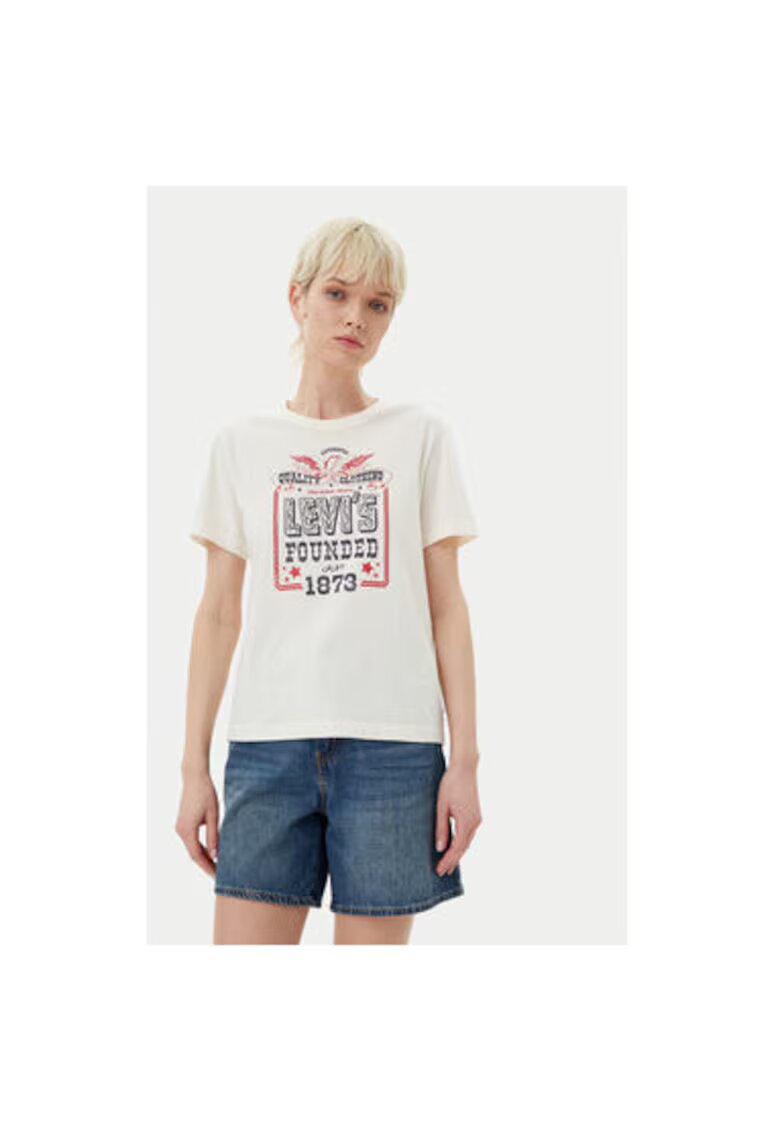 Levis Tricou dama Levi S - A8802-0041 - Bumbac - Alb - Alb