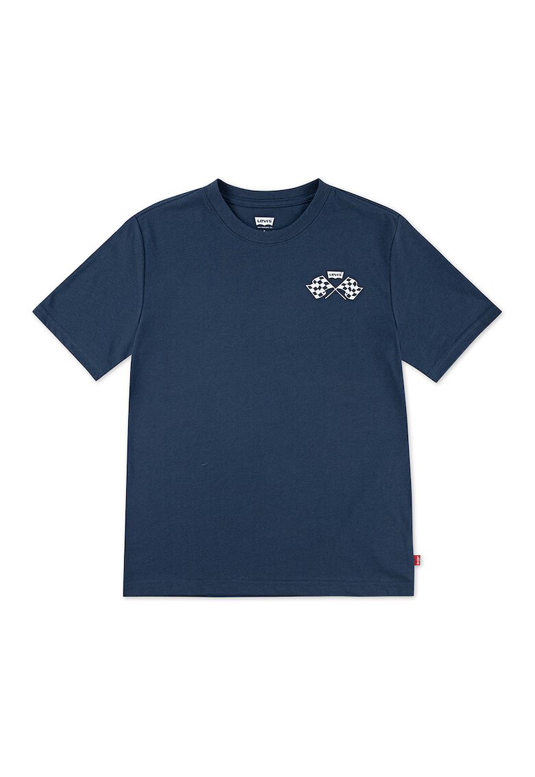 Levis Tricou din amestec de bumbac cu logo - Alb/Albastru inchis