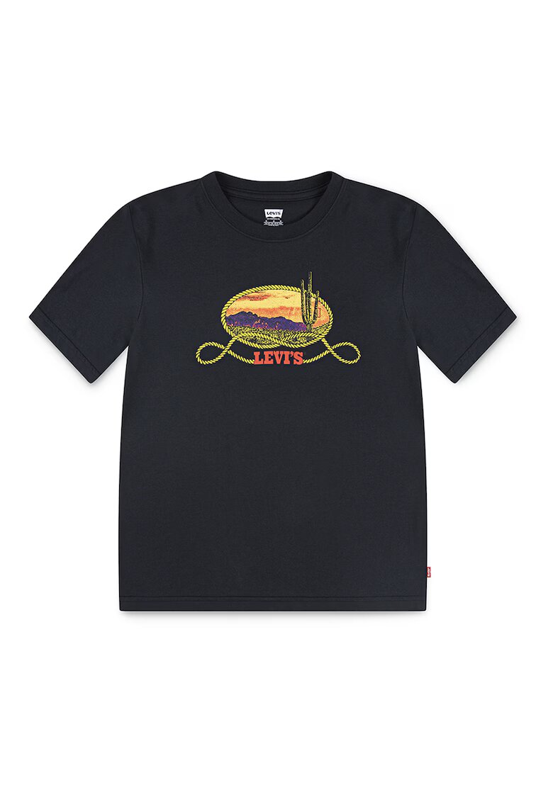 Levis Tricou din amestec de bumbac cu logo - Negru stins