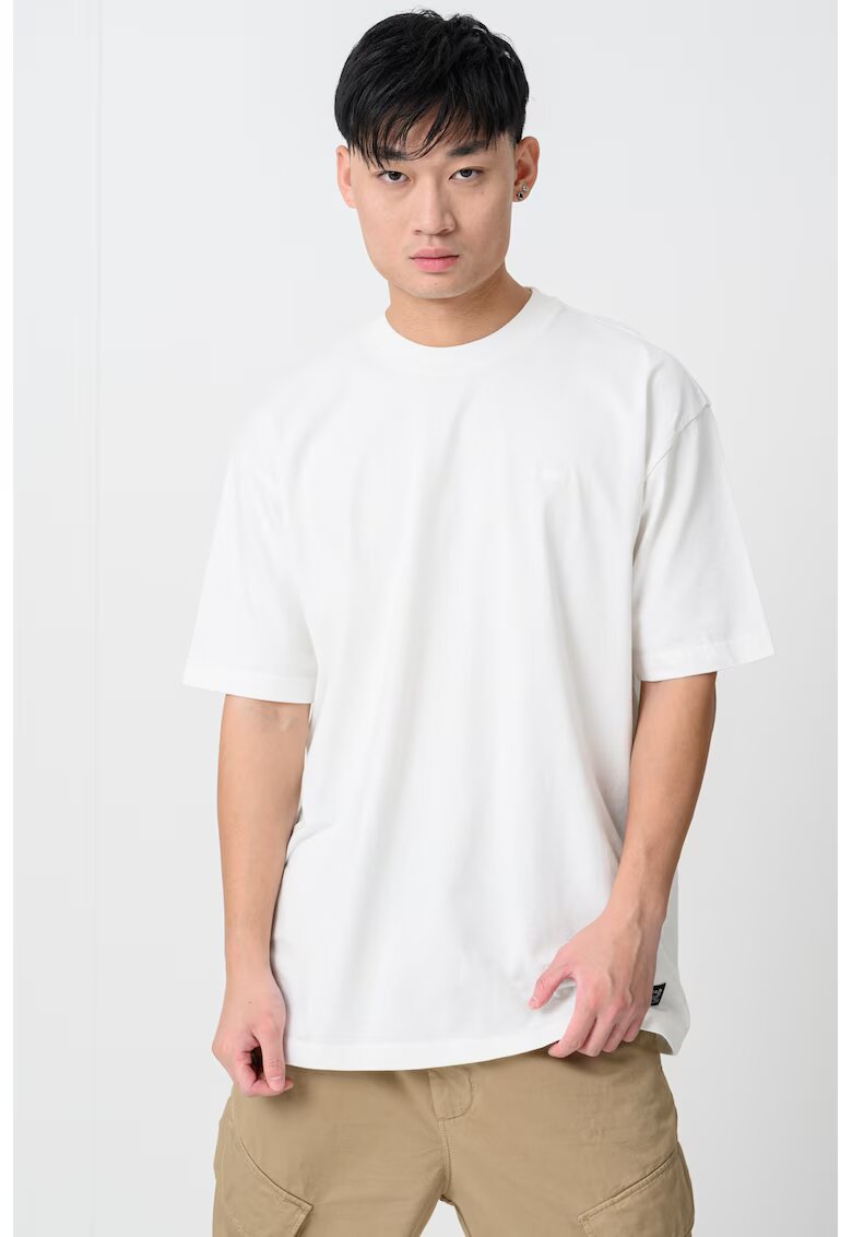 Levi's Tricou din bumbac cu decolteu la baza gatului - Alb