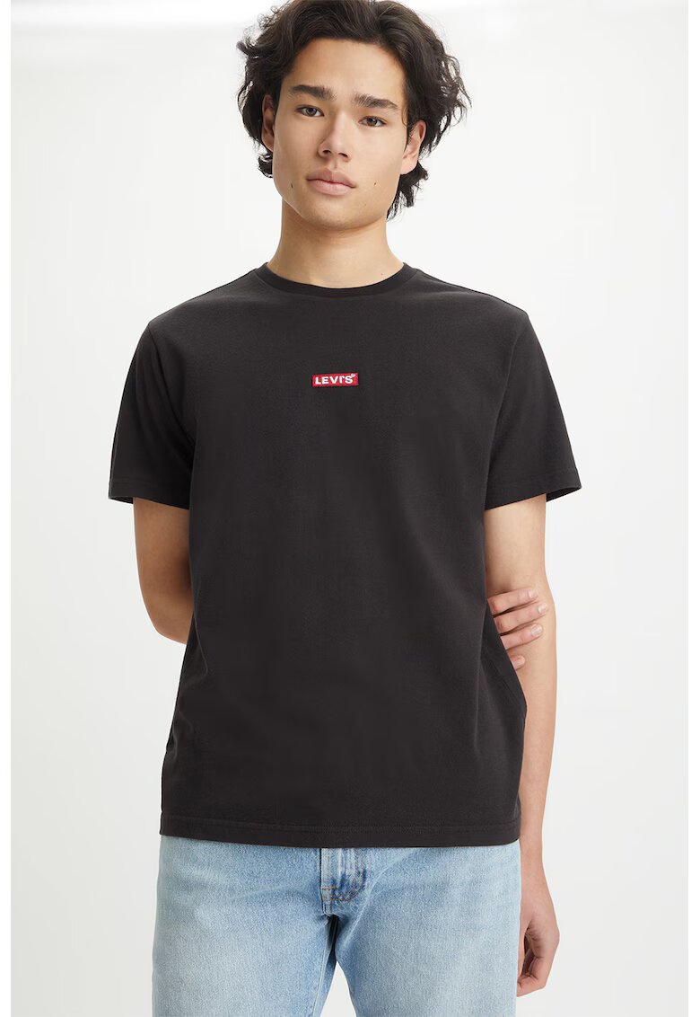 Levis Tricou lejer de bumbac - Negru stins