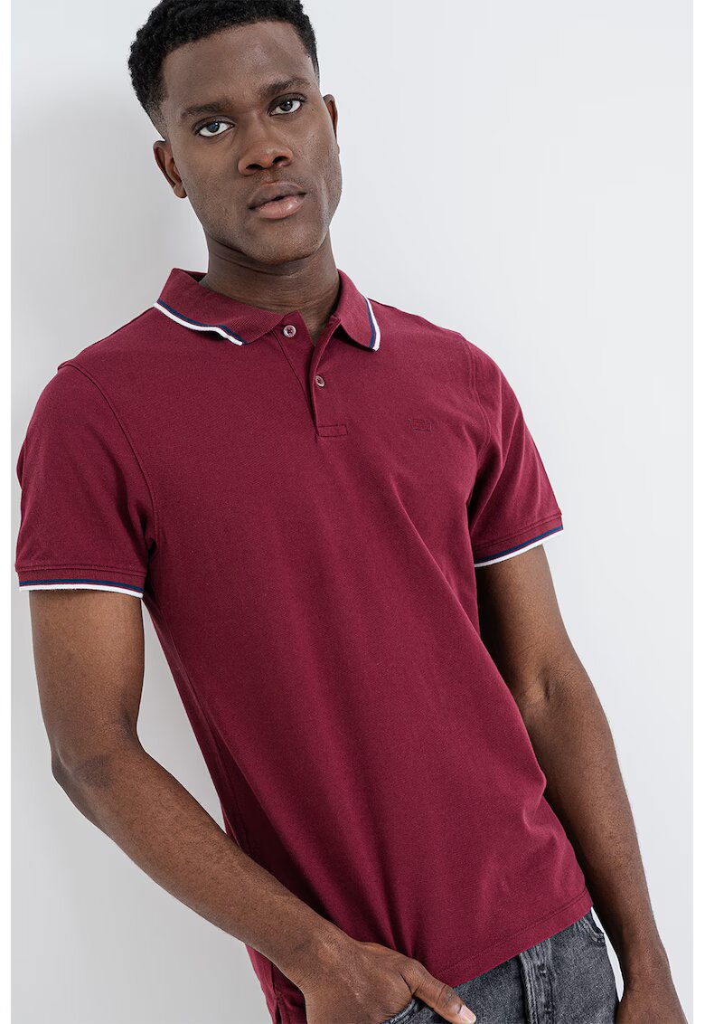 Levi's Tricou polo slim fit Housemark - Visiniu