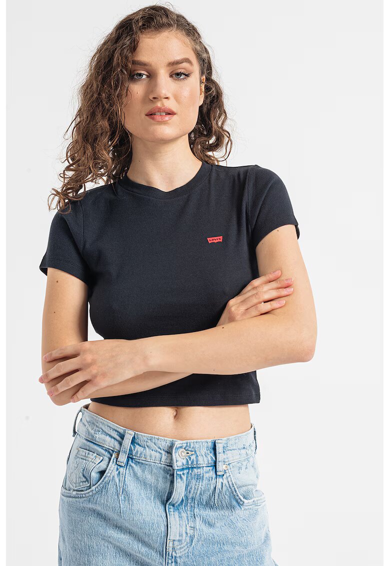 Levis Tricou slim fit Essential - Negru