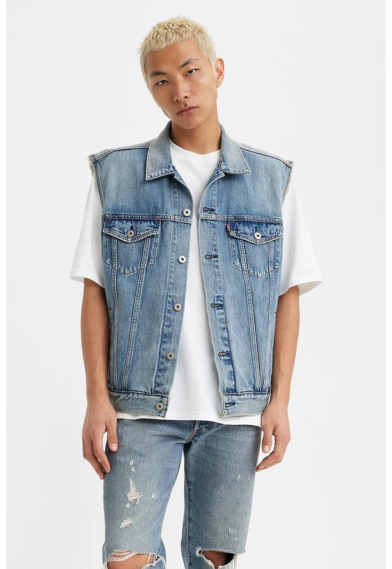 Levis Vesta de denim - Albastru deschis
