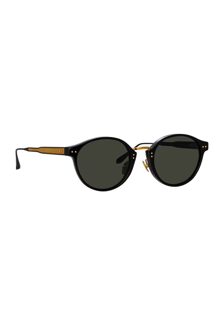 Linda Farrow Ochelari de soare unisex pantos Marco - Auriu/Negru