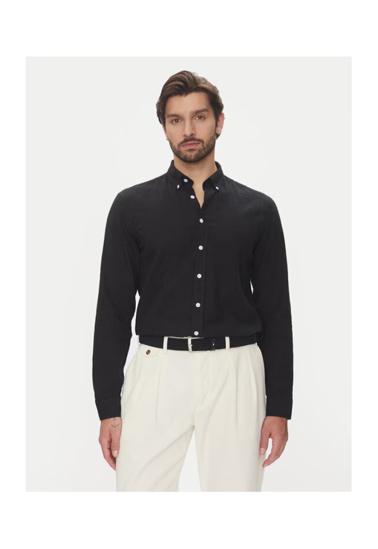 Lindbergh Camasa barbati 30-203344B - In/Bumbac - Negru - Negru
