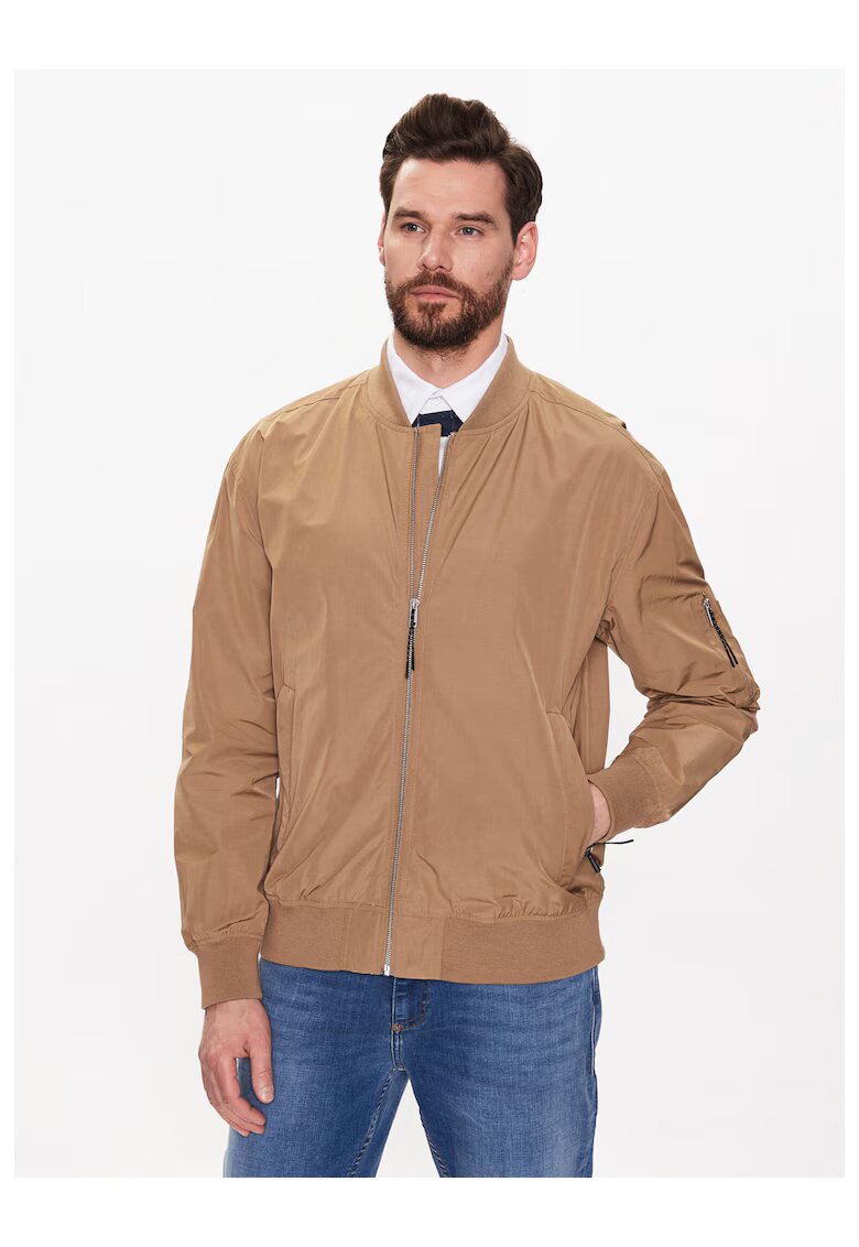 Lindbergh Jacheta bomber barbati - Poliester - Maro