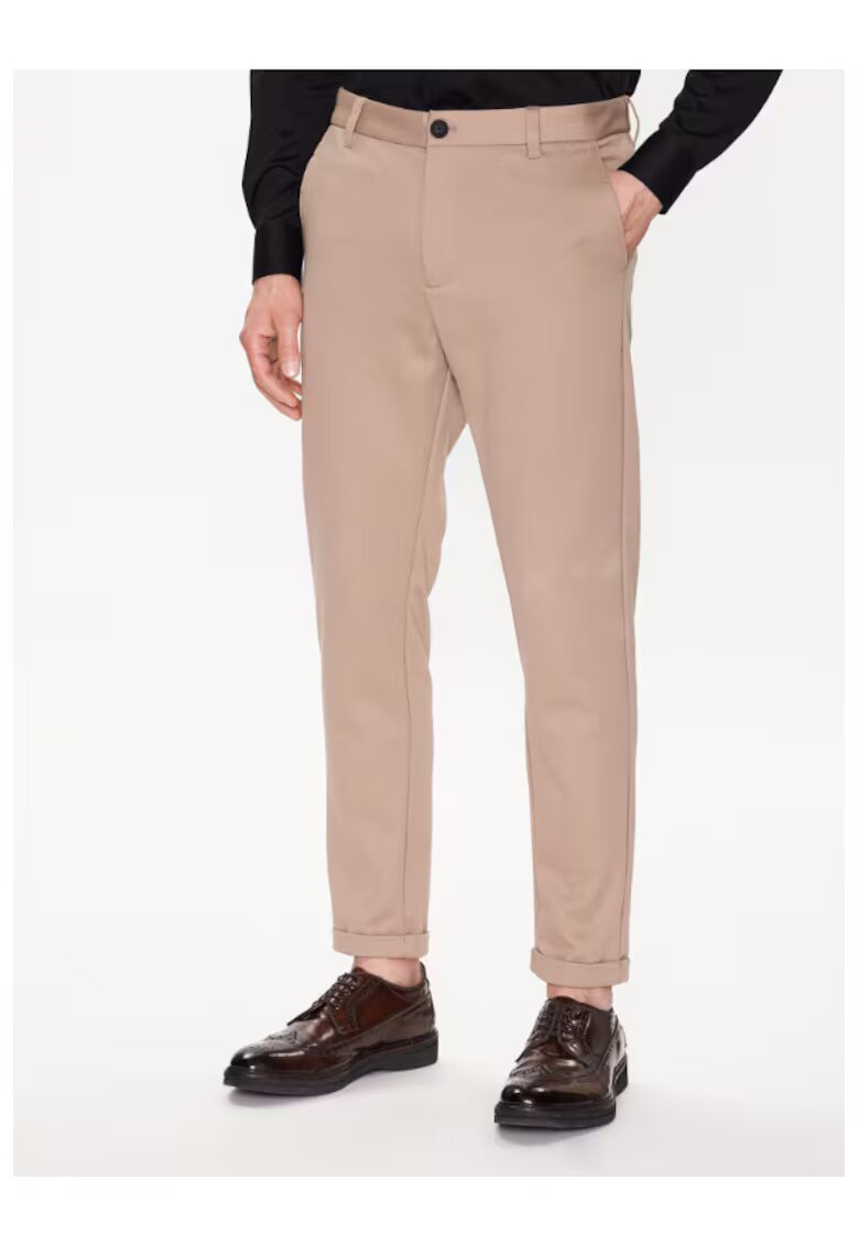 Lindbergh Pantaloni barbati - 301546528 - Poliester - Bej