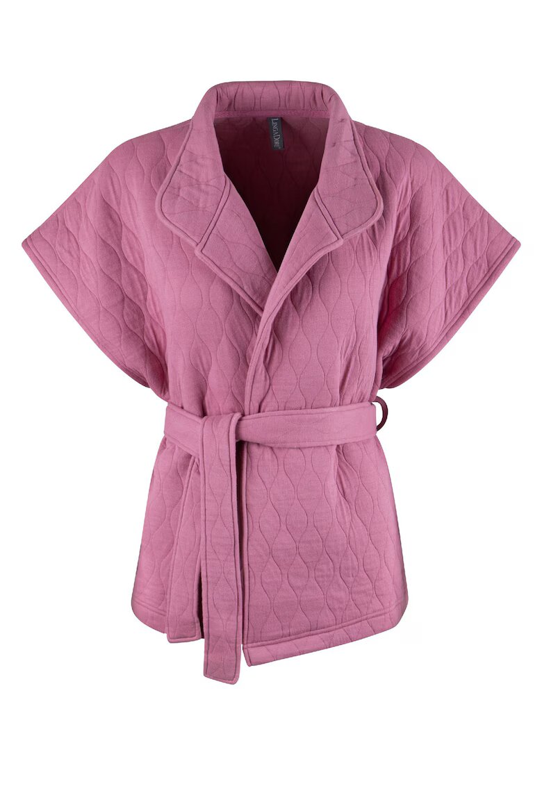 LingaDore Bluza de pijama din bumbac cu cordon - Roz