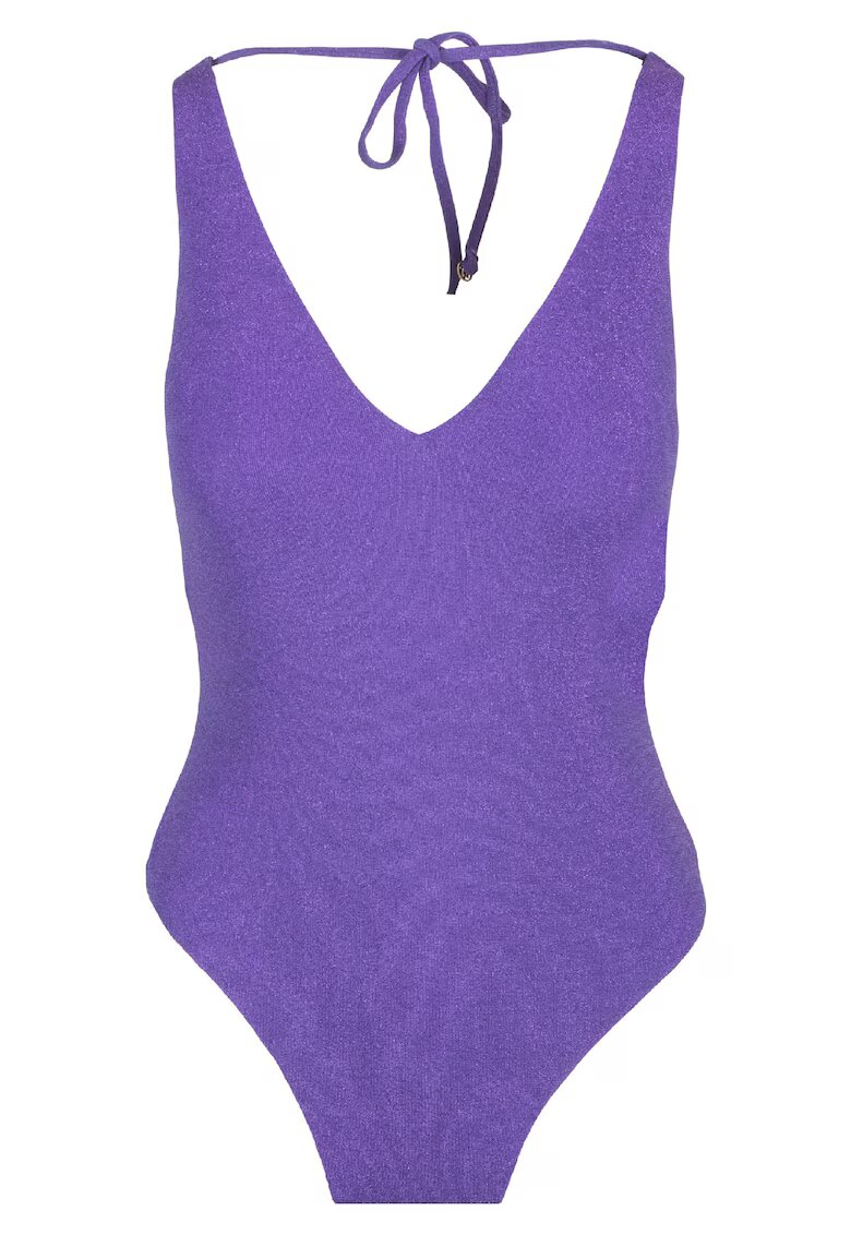 LingaDore Costum de baie intreg cu aspect stralucitor - Violet