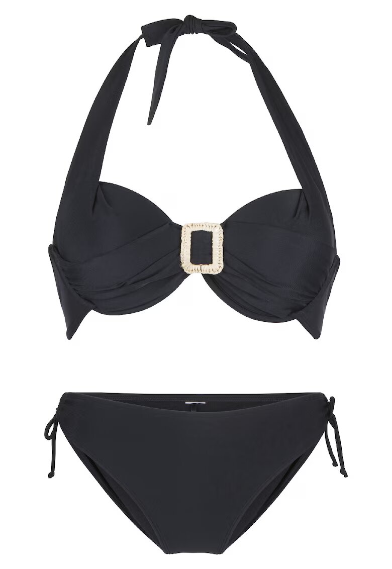 LingaDore Costum de baie uni din doua piese 31459 - Negru