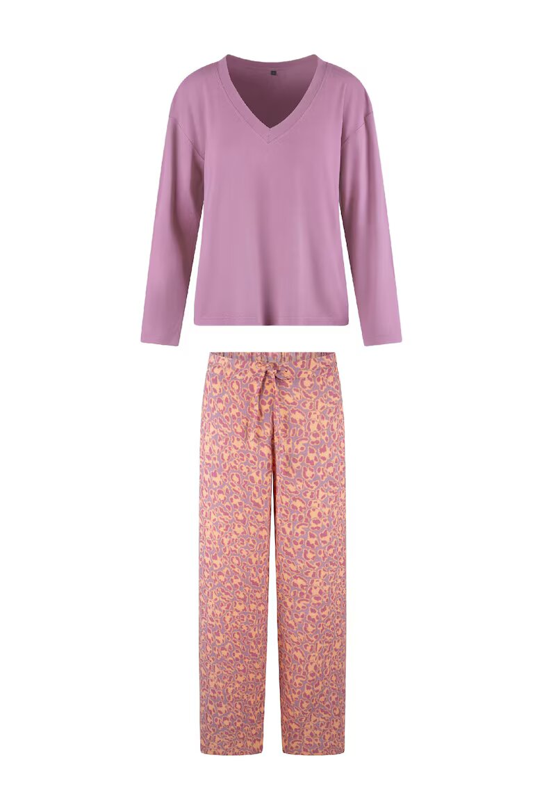 LingaDore Pijama lejera cu decolteu in V - Multicolor