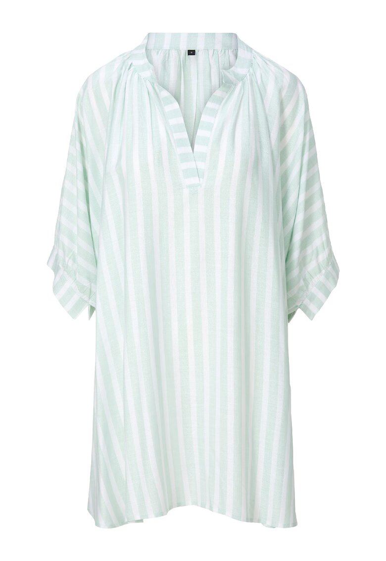 LingaDore Rochie in dungi cu decolteu de caftan - Verde menta