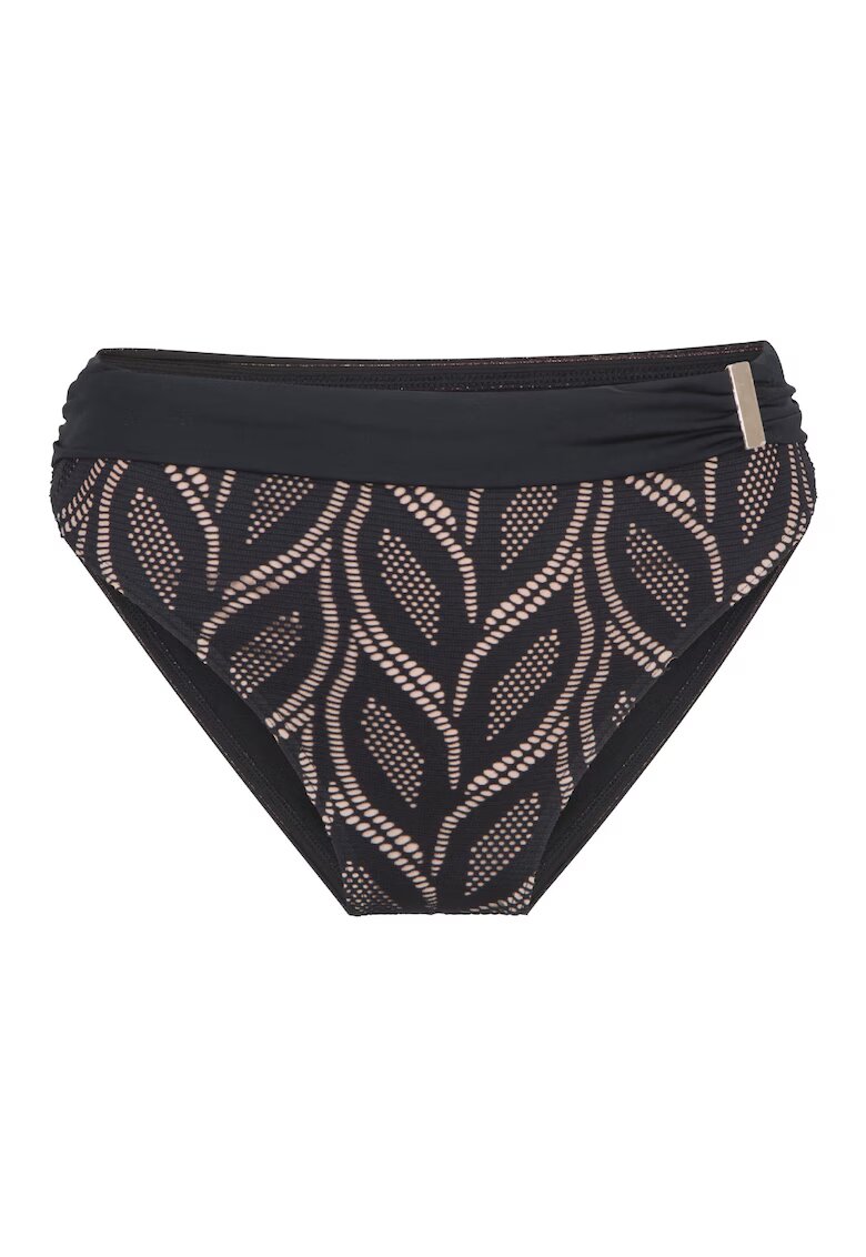 LingaDore Slip cu imprimeu - Negru
