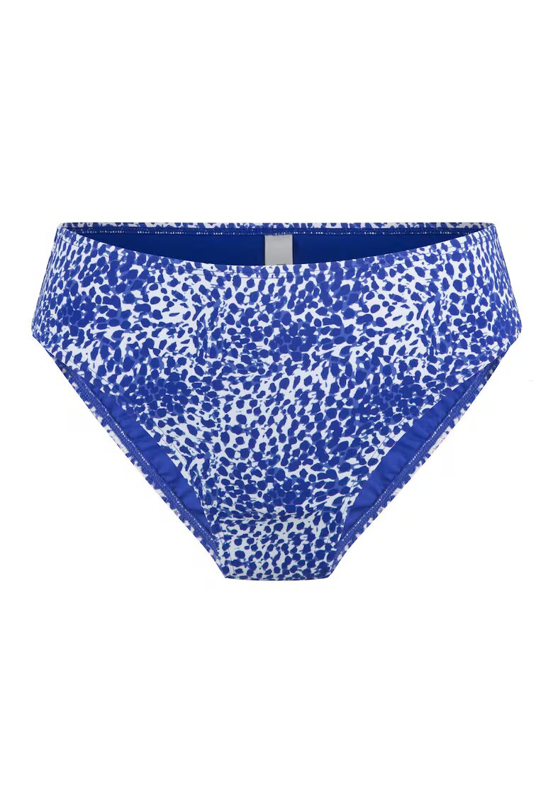 LingaDore Slip cu model - Alb/Albastru royal