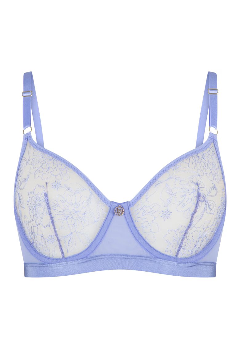 LingaDore Sutien cu cupe de dantela - Albastru