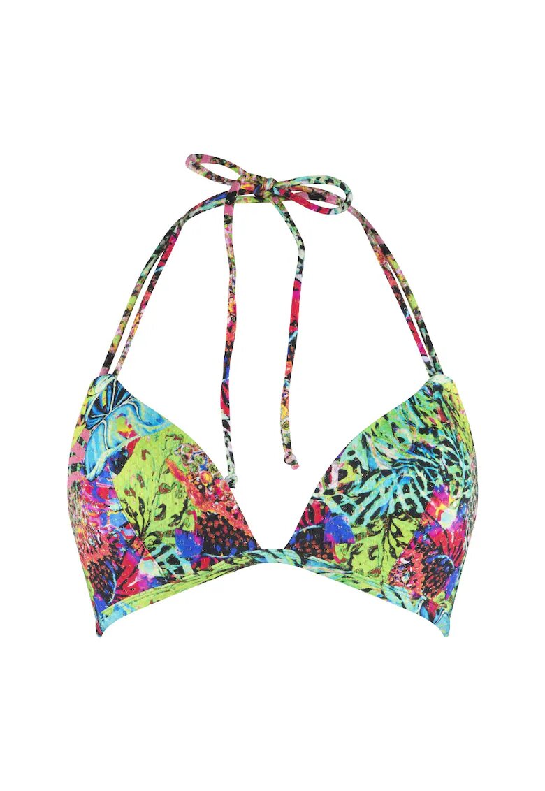 LingaDore Sutien de baie cu cupe triunghiulare - Multicolor