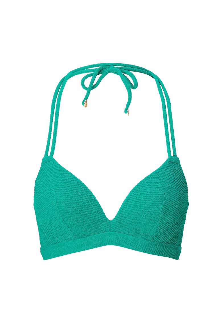 LingaDore Sutien de baie cu decolteu halter si model texturat - Verde