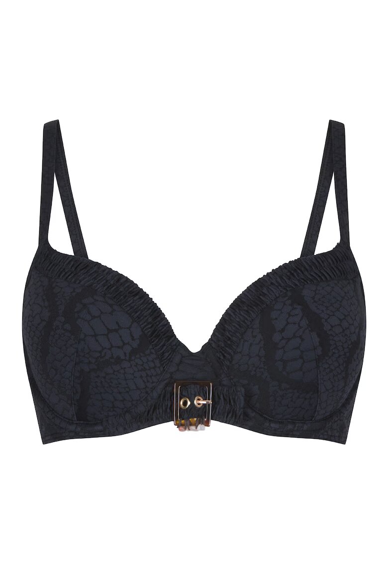 LingaDore Sutien de baie cu imprimeu - Negru
