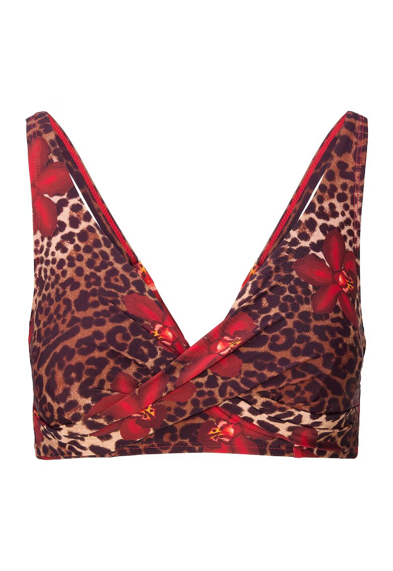LingaDore Sutien de baie cu sustinere metalica si model animal print - Multicolor