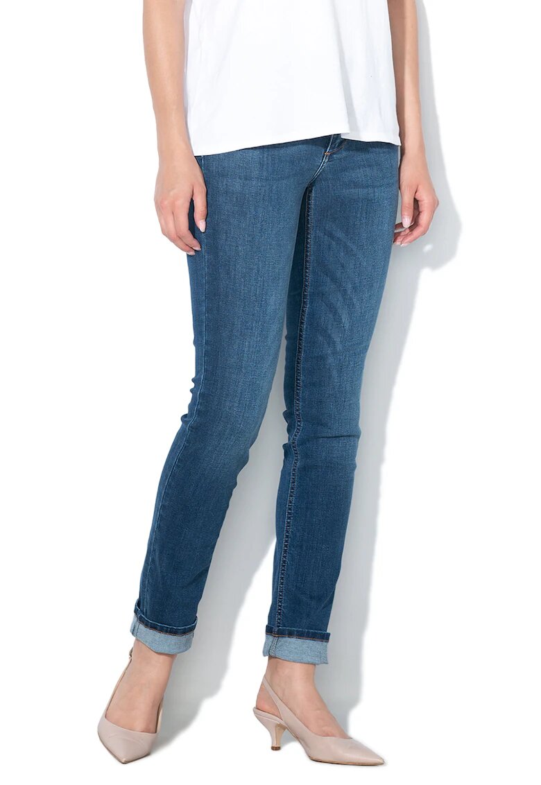 Liu Jo Blugi skinny cu talie joasa - Albastru inchis