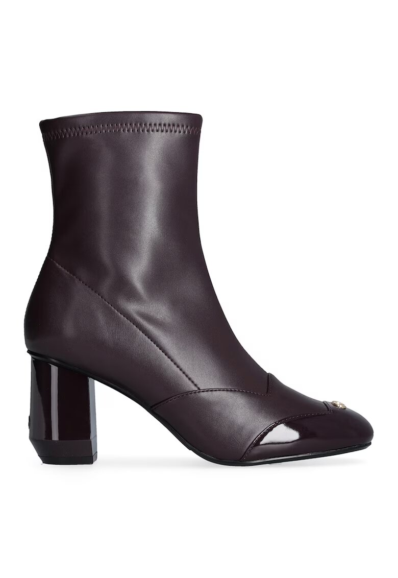 Liu Jo Botine de piele ecologica - Violet tyrian