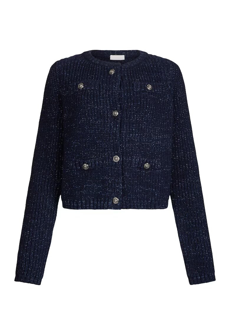 Liu Jo Cardigan din amestec de lana si lana alpaca - Negru