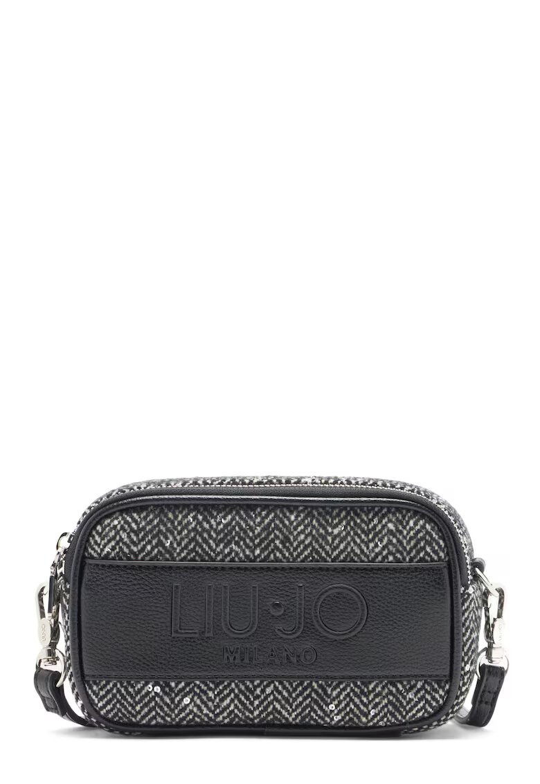 Liu Jo Geanta crossbody cu detaliu logo - Negru