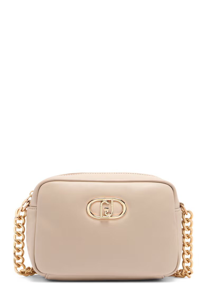 Liu Jo Geanta crossbody cu fermoar Lapuffy - Bej