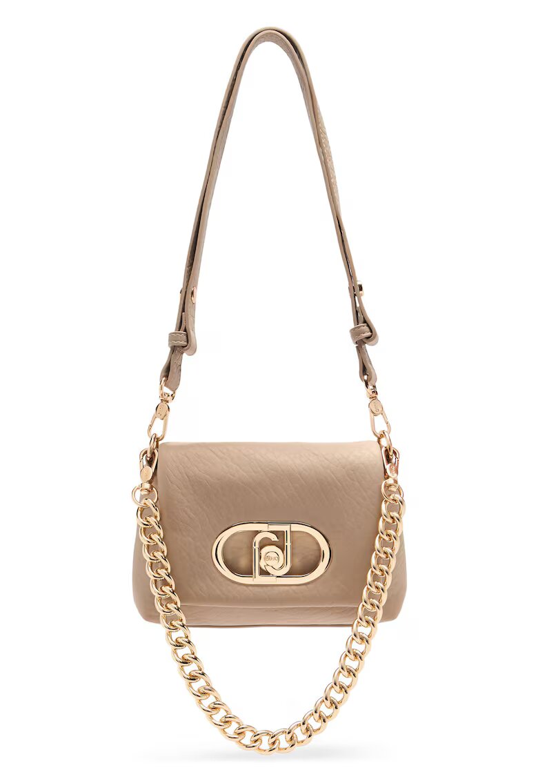 Liu Jo Geanta crossbody matlasata cu clapa Lapuffy - Bej