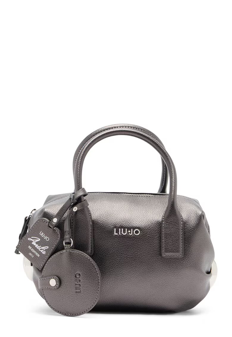 Liu Jo Geanta mica cu accesoriu logo - Argintiu